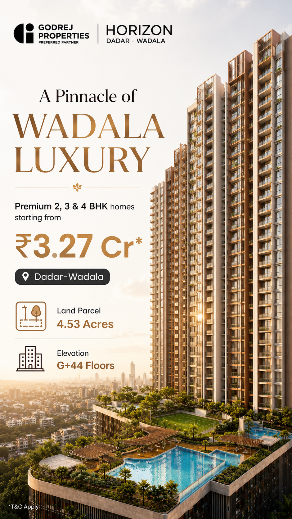 Godrej Horizon Wadala - Premium 2, 3 & 4 BHK Luxury Homes in Mumbai